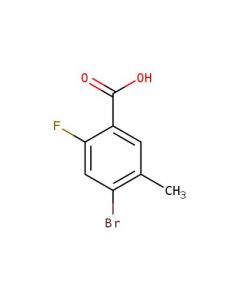 Astatech 4-BROMO-2-FLUORO-5-METHYLBENZOIC ACID; 25G; Purity 95%; MDL-MFCD08458245